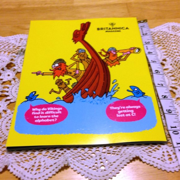 Britannica Magazine Myths and Monsters Facts! Puzzles! Jokes! - Picture 4 of 9